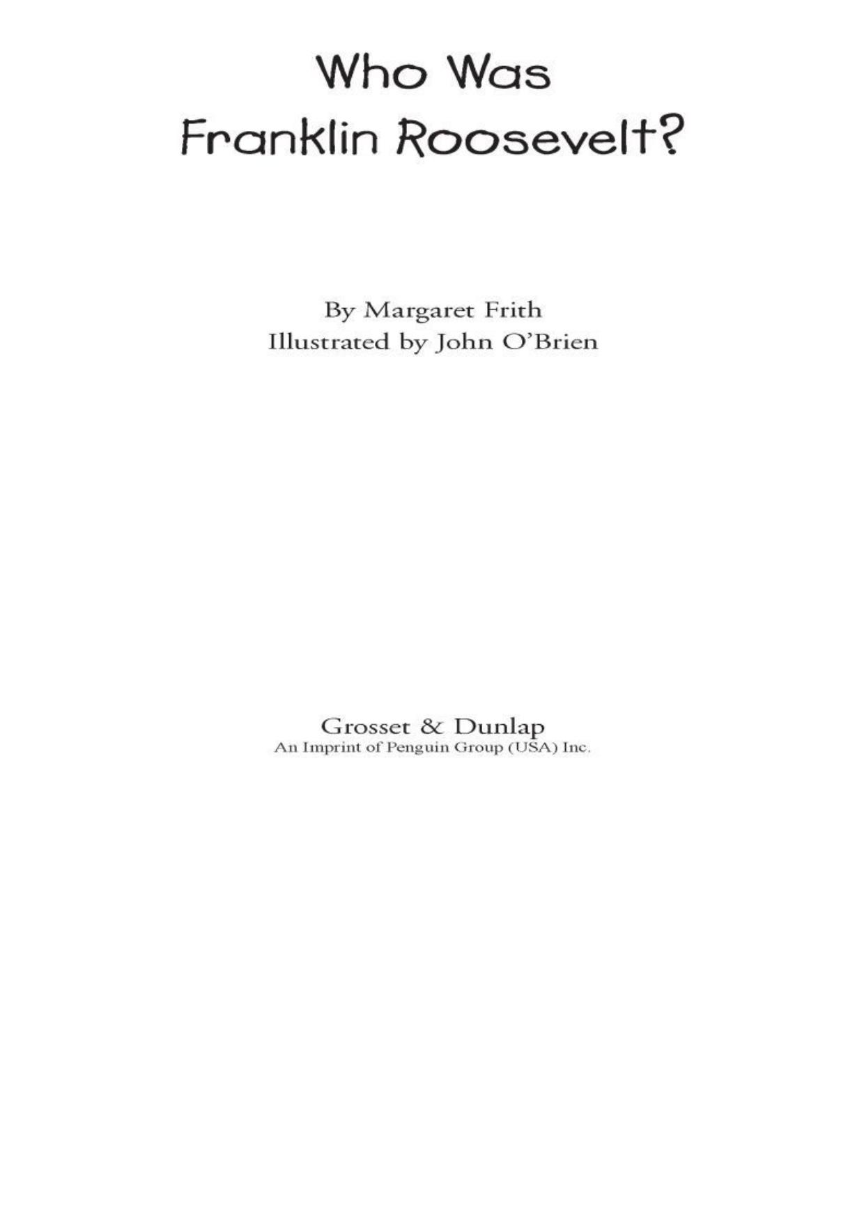 Who Was Franklin Roosevelt?