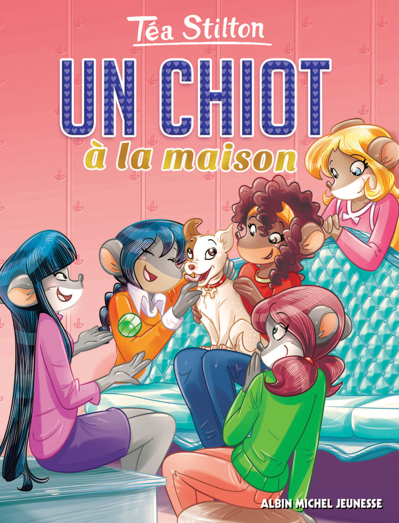 Un chiot à la maison