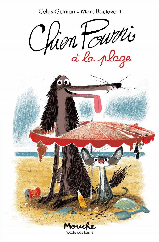 Chien Pourri à la plage