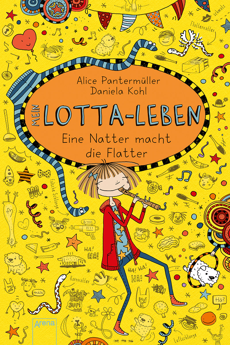 Eine Natter macht die Flatter